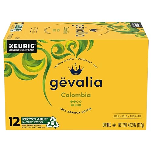 Gevalia Colombia K-Cups,12-Count Box, (Pack of 3) [RETAIL PACKAGING]
