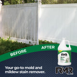 RMR-86 Instant Mold and Mildew Stain Remover Spray - Scrub Free Formula, 1 Gallon