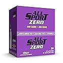 All Sport Powder Hydration Sticks, Zero Calorie, Performance Electrolyte Drink Mix, Sugar Free, Grape, 50 Ct box