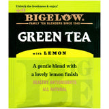 Bigelow Green Tea with Lemon Tea Bags 28-Count Box (Pack of 1) Green Tea Bags with Lemon Peel and Natural Flavors Rich in Antioxidants