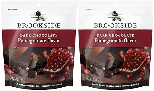 Brookside Dark Chocolate - Pomegranate - 7 oz - 2 Pack