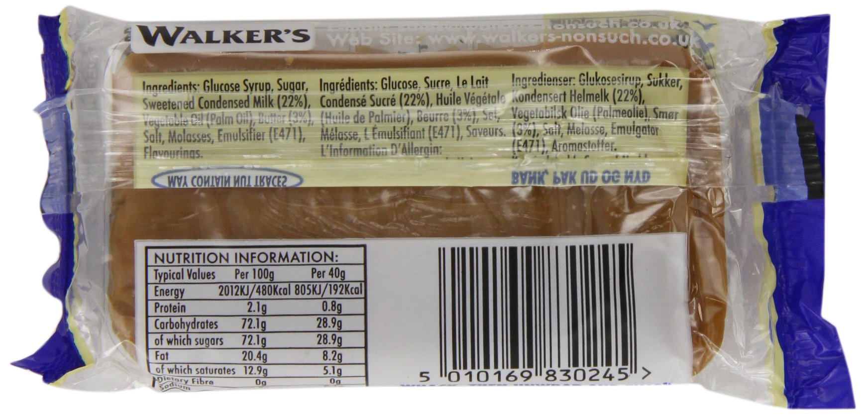 Walkers Original Toffee, 3.5-Ounce Packages (Pack of 10)