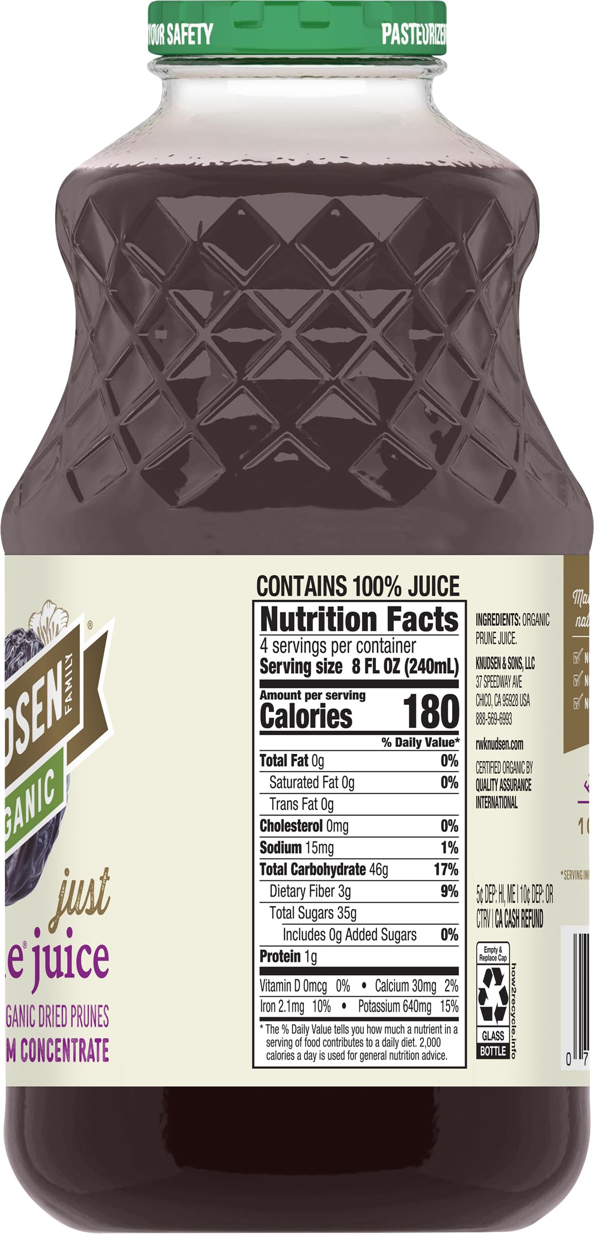 Knudsen Juice, Prune, 1 Quart