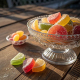 Fruit Slices Jelly Candy 2 Pound Bag | Assorted Flavors | Sugar-Dusted Old Fashioned Candy for Buffets, Holiday Gifting & Dessert Decorating