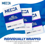 Hand Wipes - (Pack of 1000) Benzalkonium Chloride Swabs Individual BZK Single-Use Packets by MEDca