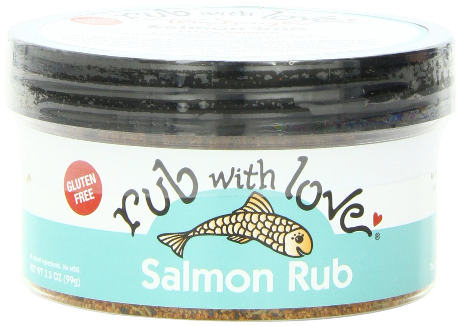 Rub With Love Rub, Spice Salmon, 3.5 Ounce (Pack of 4)