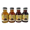 Vermont Maple Syrup Sampler, Pure, Small-Batch from Maple Farmers, Four-pack 8 oz Glass Bottles, Golden, Amber, Dark & Very Dark
