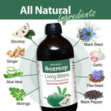 Herboganic Premium Soursop Living Bitters Featured with Cocktail Bitters for overall health and wellness |Pack of 2 |16 Oz Each