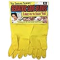 Geriatric Love Gloves - Over-the-Hill Gag Gift for Adults, Unisex Protective Gloves, Gold Color, 2 Count