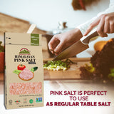 Himalayan Chef Himalayan Pink Salt for Grinders Refill, Coarse Grain - 20 lbs, 100% Natural & Organic, Chemical Free Unrefined Pure Pink Rock Salt