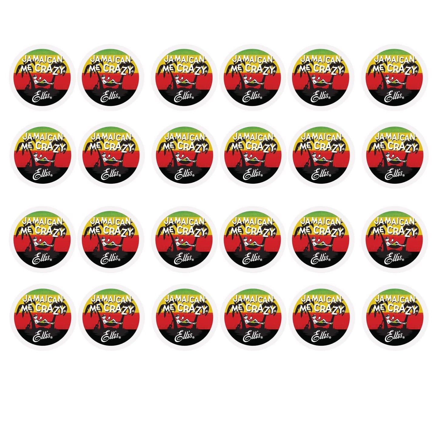 Ellis Coffee - Jamaican Me Crazy® - Flavored Coffee - Single Serve Coffee Pods - For Use in Most K-cups and Keurig 2.0 Brewers - 24 Count