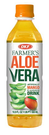 Farmer's Aloe Vera Variety Pack - Original, Mango, Coco, Fresa/Strawberry, Pina/Pineapple Drinks, 16.9 Fl Oz (Pack of 10, Total of 169 Oz)