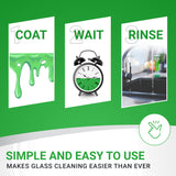 KLEAR Kryptonite Multipurpose Glass Cleaner |Powerful Cleaning 5-1 Combo | Glass Friendly & Alcohol-Free Glass Cleaner| Coat, Relax, Rinse| 9 oz (Pack