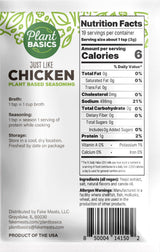 Plant Basics - Vegan Seasoning, Just Like Chicken, 2 ounce (Pack of 12)