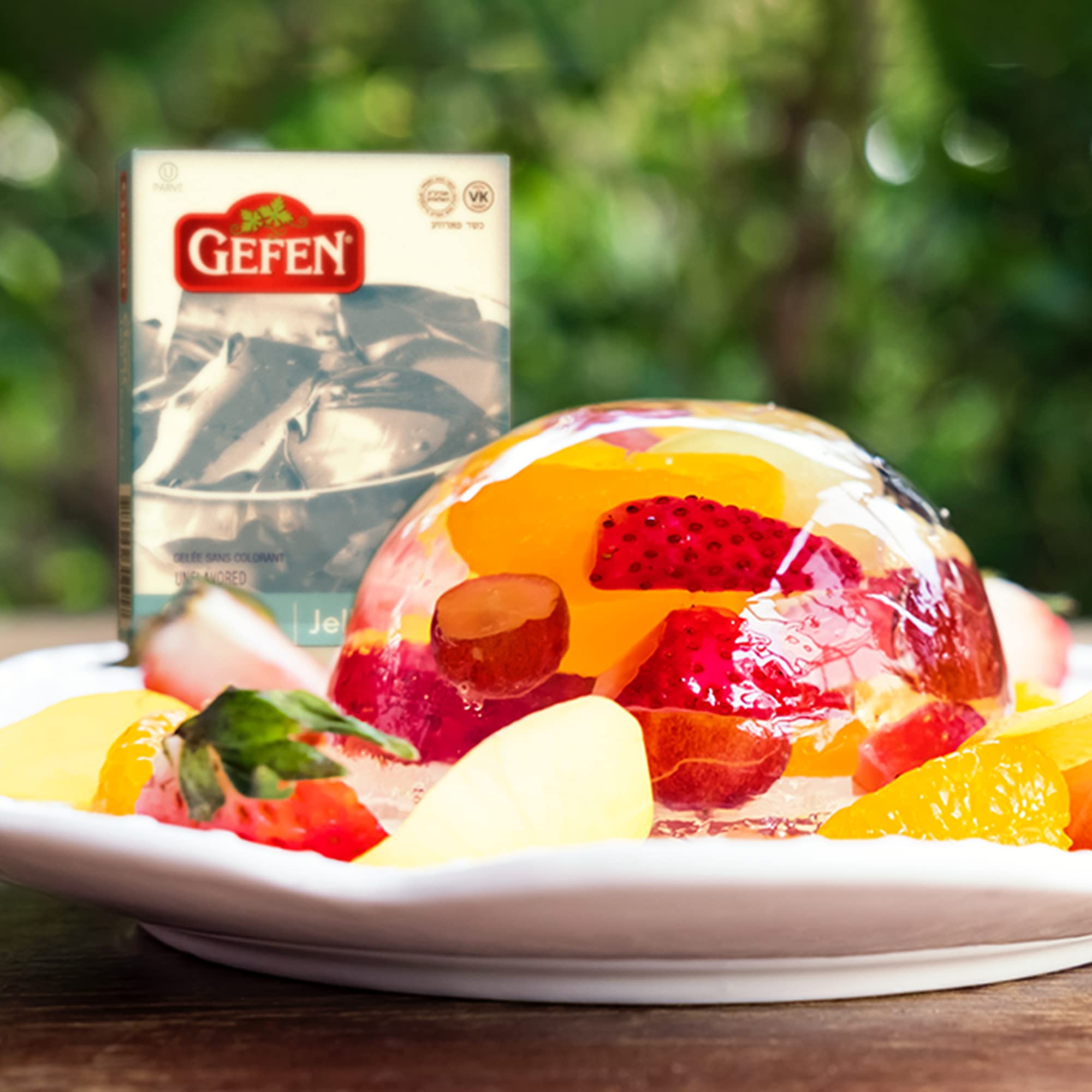 Gefen Clear Unflavored Jello, 3oz (1 Pack)