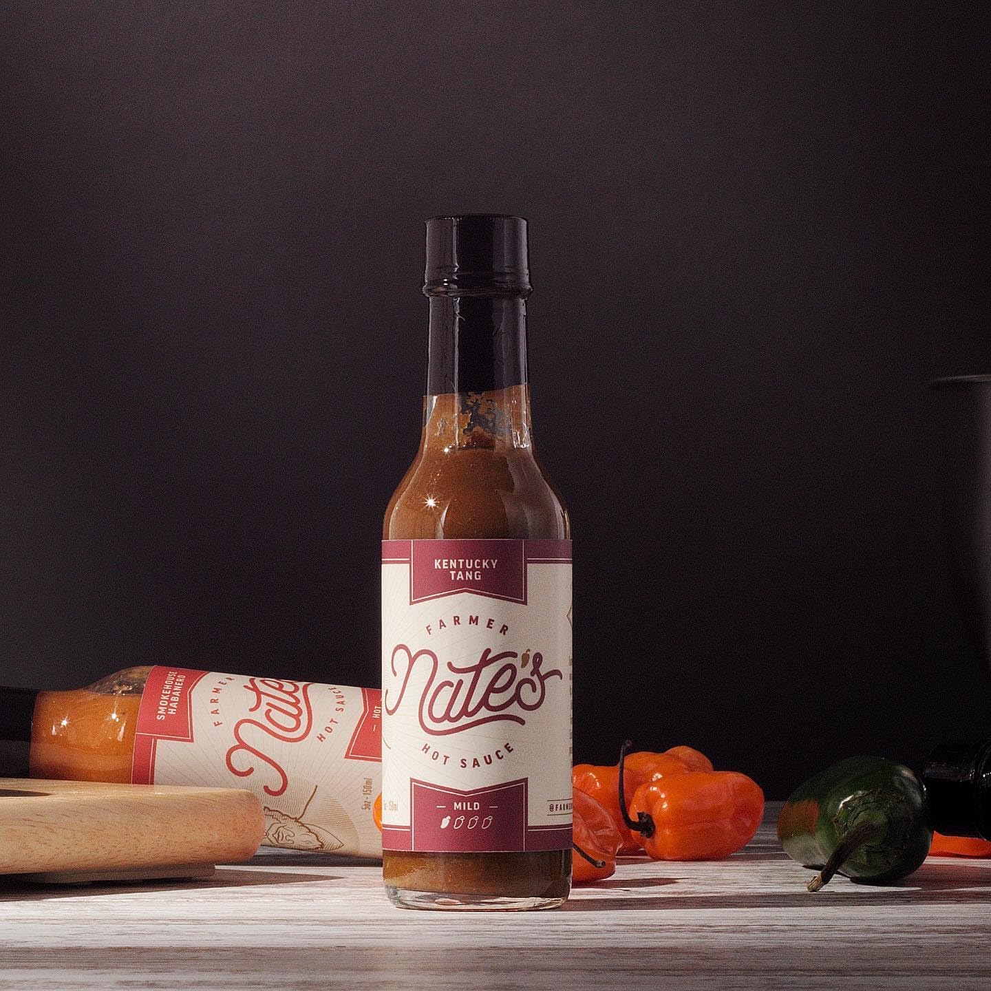 Farmer Nate's Kentucky Tang Hot Sauce - Cincinnati Chili-Inspired Mild Sauce with Jalapeño, Cumin & Cinnamon - All-Natural, Small Batch Flavor Bomb