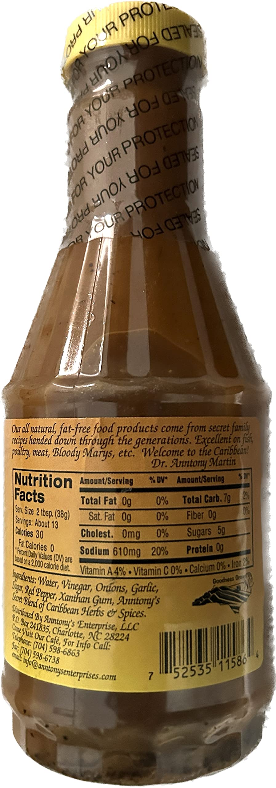 Anntonys Caribbean All Purpose Sauce (17oz)