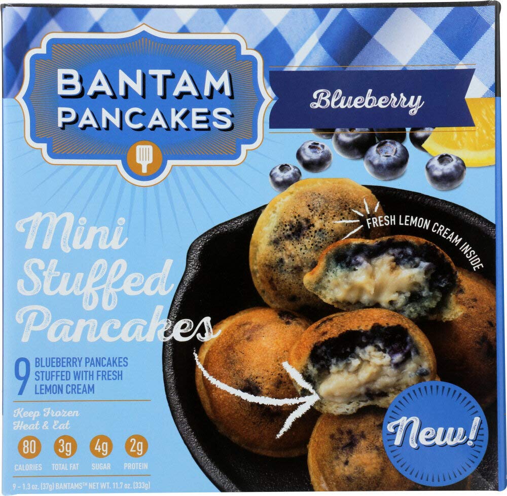 Bantam Bagels Pancakes Blueberry, 11.7 Oz (Frozen)