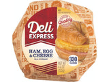 Deli Express Hot To Go Ham and Cheese Egg Croissant, 4.4 Ounce -- 10 per case.