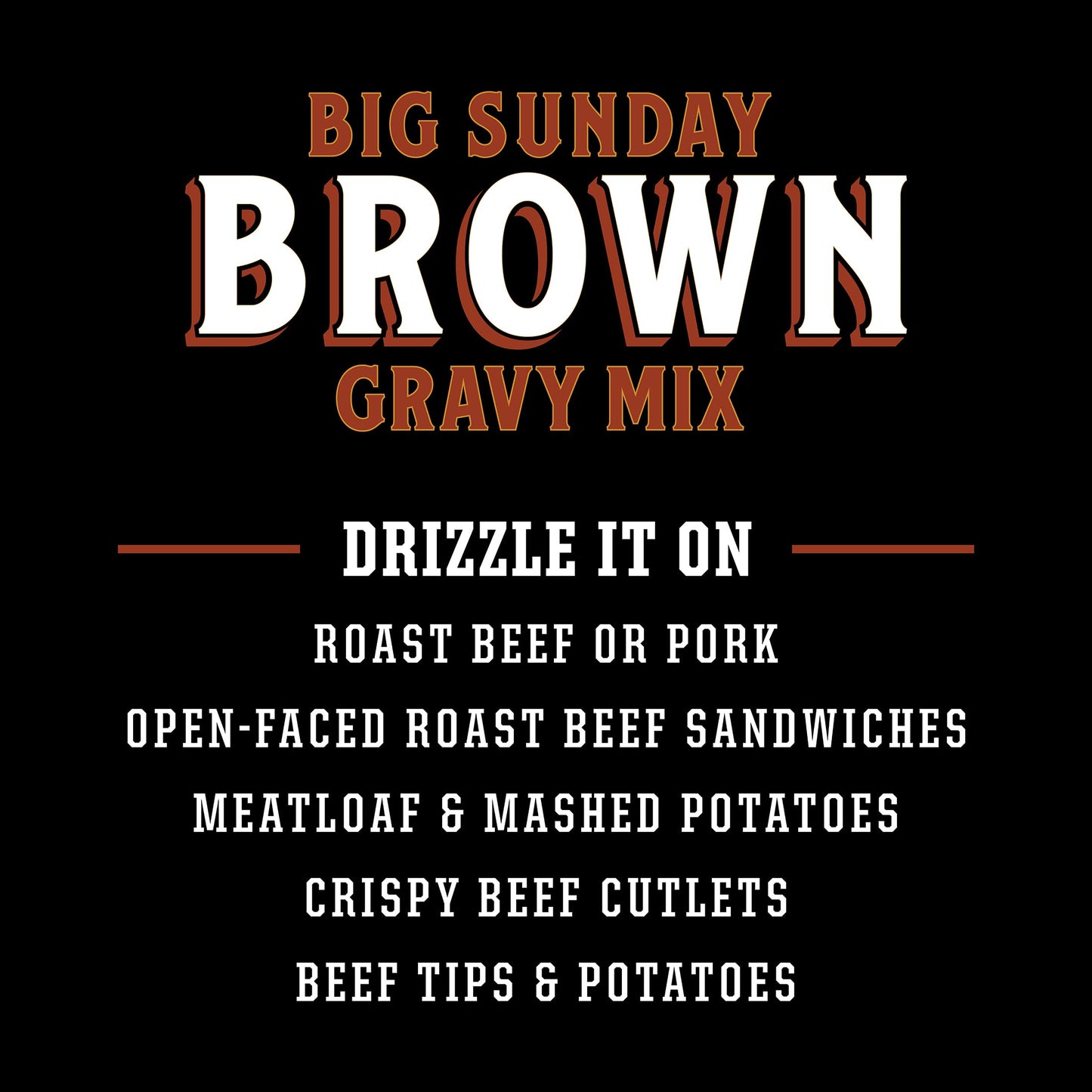 Fire & Smoke Society Big Gobbler Brown Gravy Mix | Brown Gravy Packets | 1. oz (12-Pack) Beef Gravy, Turkey Gravy