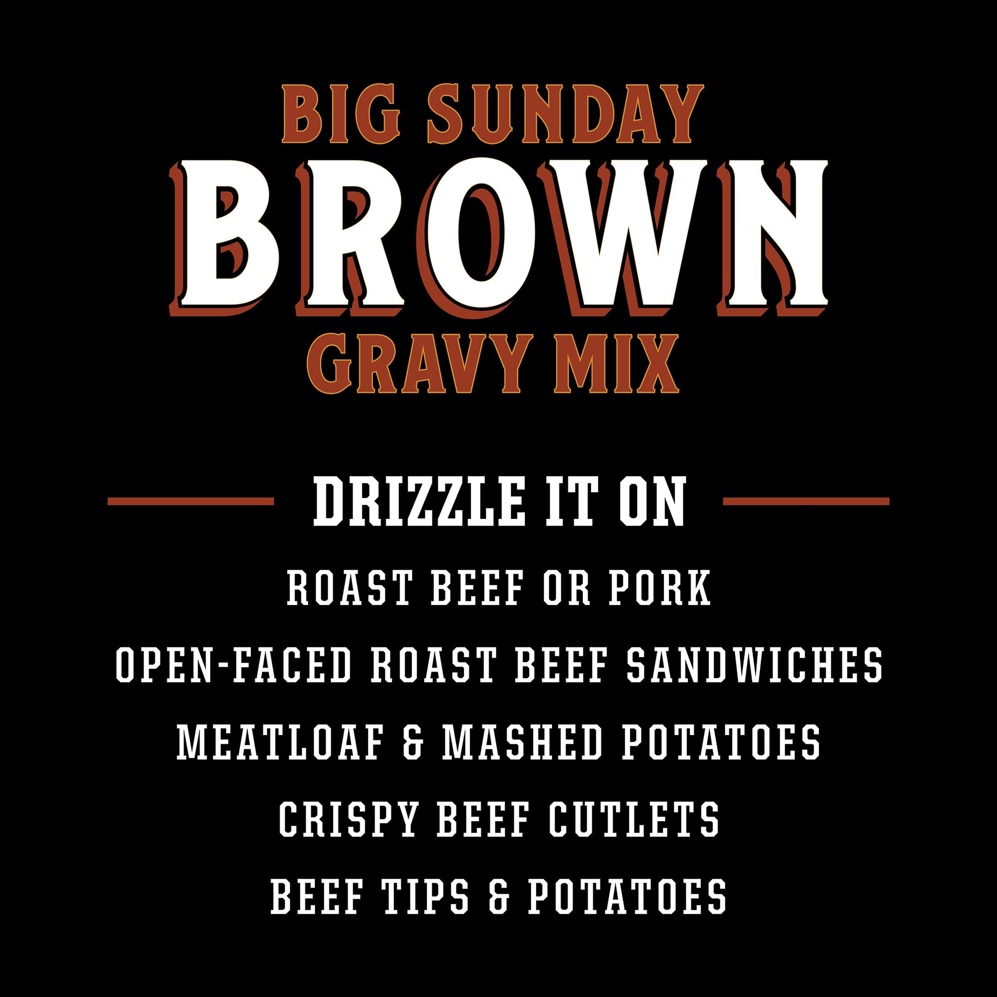Fire & Smoke Society Big Gobbler Brown Gravy Mix | Brown Gravy Packets | 1. oz (12-Pack) Beef Gravy, Turkey Gravy