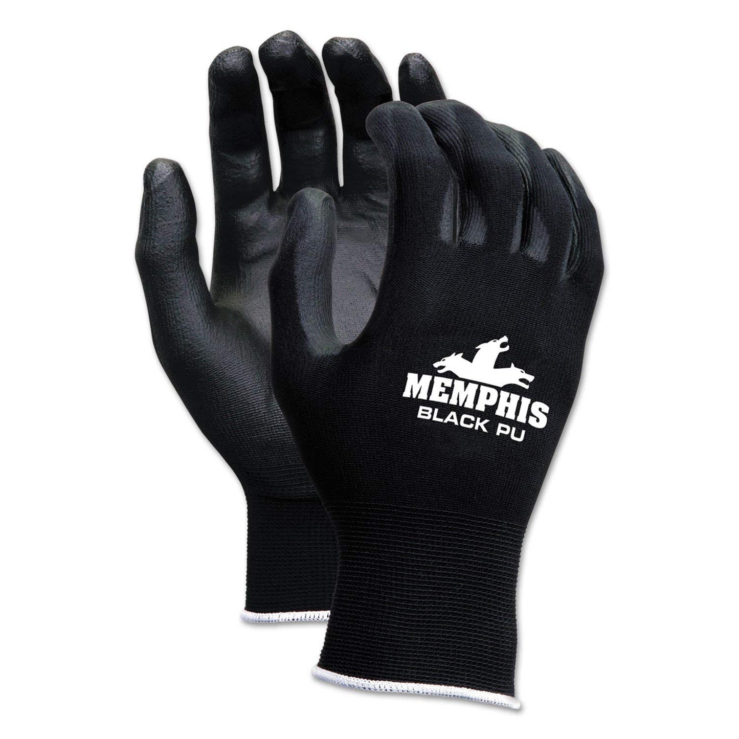 CREWS, INC 9673XL Economy Foam Nitrile Gloves, Gray/Black, 12 Pairs