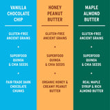 Purely Elizabeth, Superfood Snack Granola Variety Pack, Gluten-Free (3 Ct.) (Vanilla Chocolate Chip, Honey Peanut Butter, Maple Almond Butter)