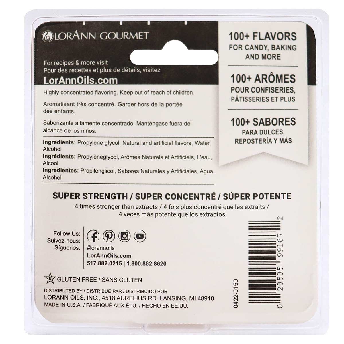LorAnn Blue Raspberry SS Flavor, 1 dram bottle (.0125 fl oz - 3.7 ml - 1 teaspoon) - 2 Pack