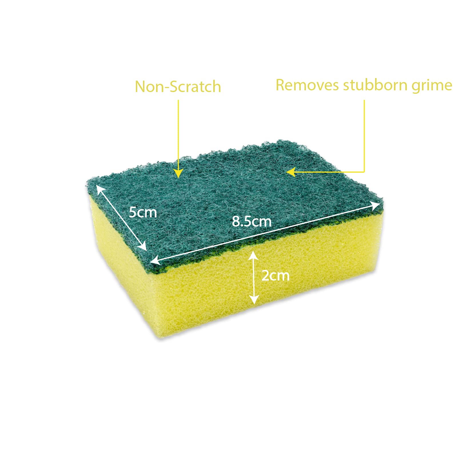 Duzzit Pack of 20 Sponge Scourer Washing Up Sponges