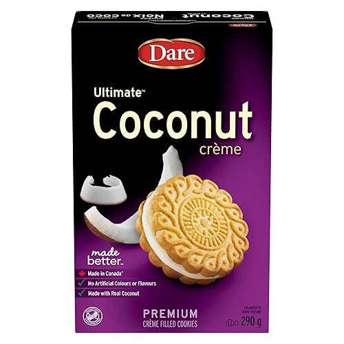 Dare Ultimate Coconut Creme Cookies, 290g/10.2 oz