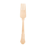 Birchware Elegant Forks 7.75” - (100 Count) Compostable Wooden Forks, Biodegradable Party Supplies, Sturdy, Heat Tolerant and Eco-Friendly.