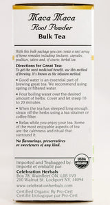 Celebration Herbals Organic Maca Maca Root Powder Tea Caffeine Free - 40 Grams (Loose Tea)