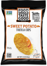 Food Should Taste Good Tortilla Chips, Sweet Potato, 1.5 Oz (Pack of 24)