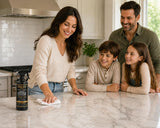 Dallo USA Daily Stone Cleaner 32 oz, Premium Streak Free Cleaner for Granite, Marble, Quartz, Quartzite and Porcelain, Includes Microfiber Cloth