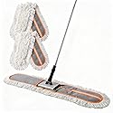 CLEANHOME 36" Commercial Dust Mops for Floor Cleaning Heavy Duty Floor Duster Mop with Long Handle Hotel Gym Household Cleaning Supplies for Hardwood