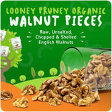 Organic Walnuts Unsalted 2 Pack (2LBS/16oz bags) Natural Shelled Walnut Halves & Pieces | Raw Organic Walnuts | Unsalted For Snacking, Baking, Topping