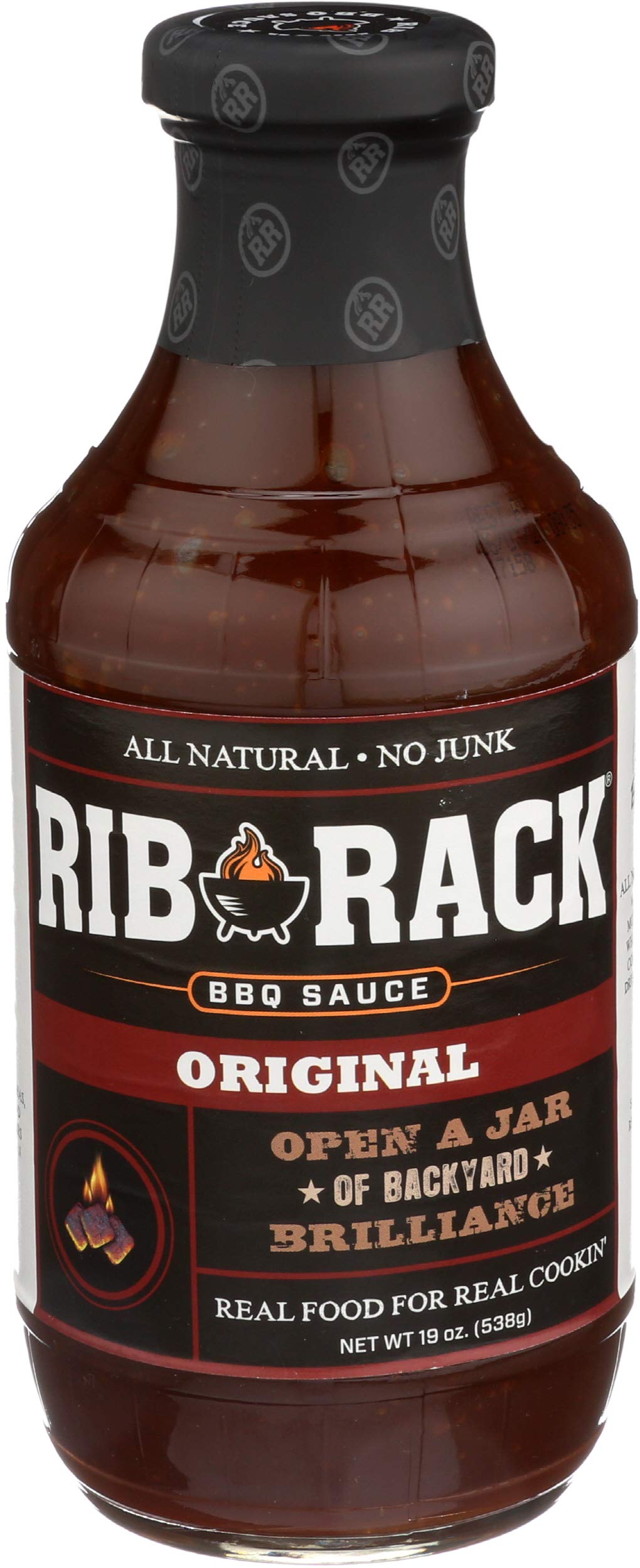 Rib Rack BBQ Sauce Original 19 Oz (Pack of 2)
