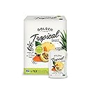 Golden Farms Tropical Pouches, Low Ingredient Healthy Snacks (Pack of 4), 100% Pure Fruit, No Added Sugar, Vegan, Gluten-Free, Kosher, Non-GMO Squeeze