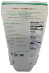 Coconut Sugar Organic Chocolate Chips for Baking, 4 Simple Ingredients, Dairy Free, Soy Free, Gluten Free Dessert, Non GMO, Vegan, Healthy Caffeine Free Substitute for Chocolate, Perfect for Snacks, 16 Ounce 1 Pound Bag, By GreenZep
