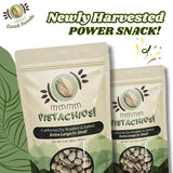 mmmm Pistachios! Dry Roasted Salted Extra Large In-Shell Pistachios, 1 Pound (16 oz) | California Grown Freshly Harvested | Vegan Gluten Free Non-GMO