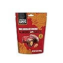 Kitchen & Love Milk Chocolate Covered Almond Stuffed Dates in a Convenient Resealable Pouch, 8 Individually Wrapped Pieces, Healthy Snack, 3.5 oz
