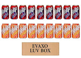 LUV BOX- variety faygo naturally flavored soda cans 12 oz. pack of 18 , faygo cola , faygo ORANGE.by evaxo