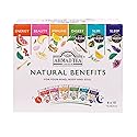 Ahmad Tea Natural Benefit Functional Tea Selection Pack | Green teas, Fruit & Herbal Infusions | Perfect herbal tea gift - 60 Teabag Sachets | 6