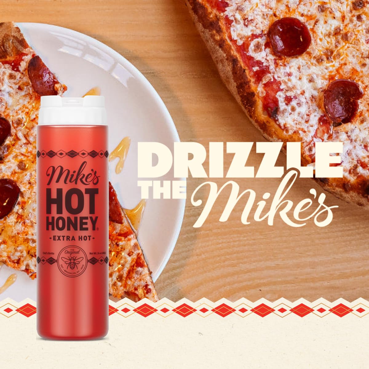 Mike's Hot Honey, Extra Hot, America's #1 Brand of Hot Honey, Spicy Honey Infused with Chili Peppers, Gluten-Free, Paleo-Friendly, Sweet Heat, Perfect