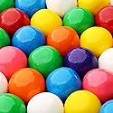 Gumballs for Gumball Machine - 1 Inch Large Double Bubble Gumballs - Assorted Fruit Flavored Bubble Gum for Kids - Sweet Gum Balls in Bulk 15 Lb