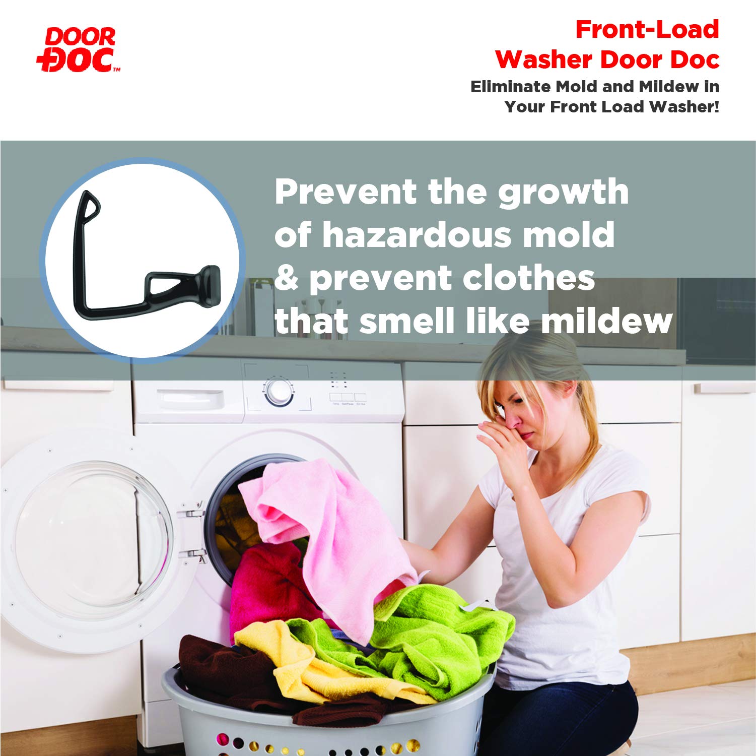 Door-Doc. Your washing machine NEEDS this, your family deserves fresh laundry, free of odor causing moisture! Stop washer odors for GOOD Simple fix