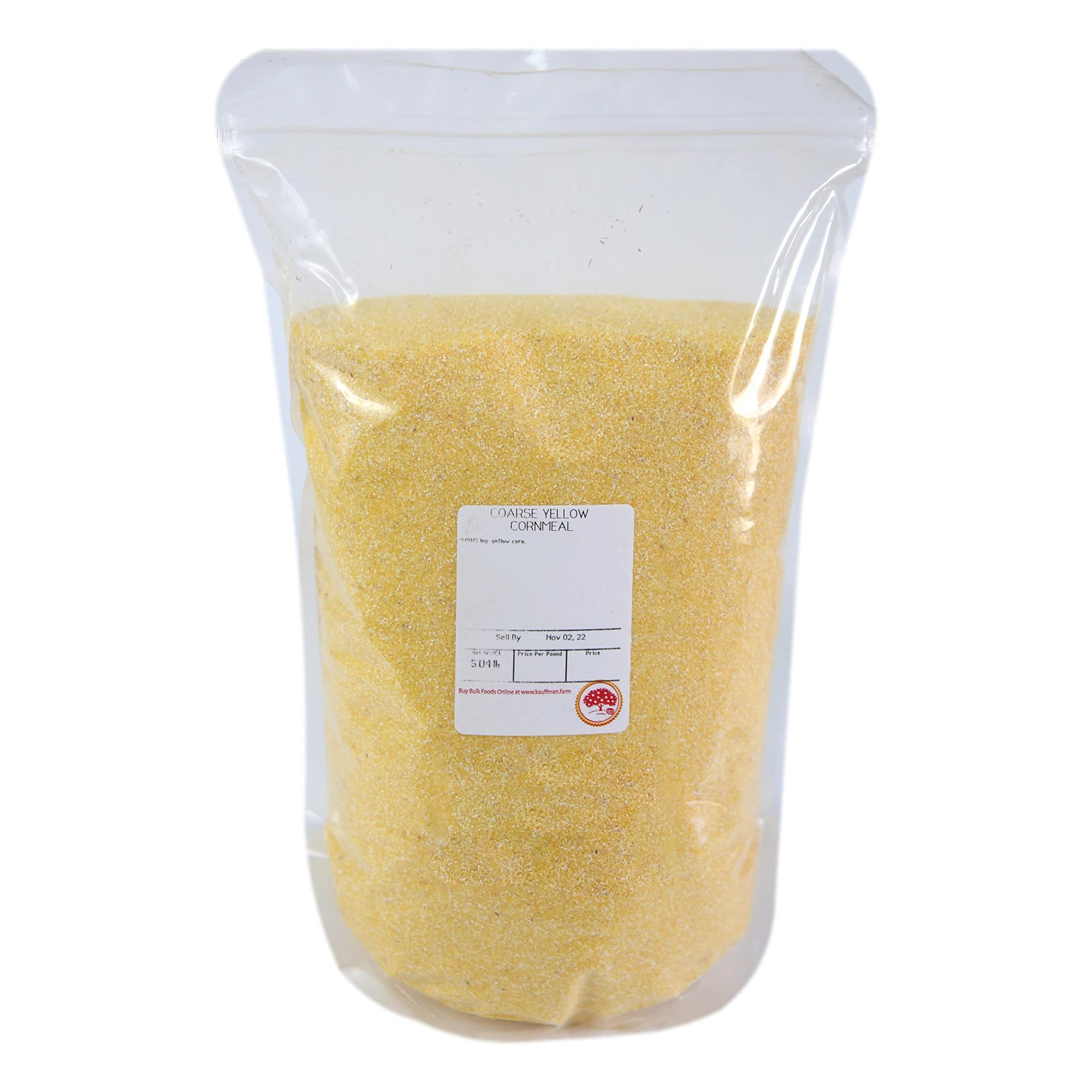 Kauffman Orchards Coarse-Ground Yellow Corn Meal, Bulk 5 Lb. Bag (Pack of 3)