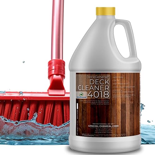 DeckGeneral Heavy Duty Deck Cleaner 4018 - Eco-Friendly Wood Deck Cleaner, fence cleaner, outdoor furniture cleaner, composite cleaner, for wood- 1