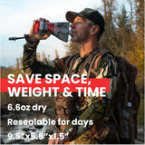 RecPak | 700 Cal, 43g Protein, Complete Nutrition for Backcountry Athletes | No-Cook Lightweight Liquid Meal for Mountaineering Backpacking Sking