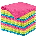 Karn Tools Microfiber Cleaning Cloths | Ultra Absorbent | Lint Free | Streak Free | Non-Abrasive | Reusable and Washable | 12" x 12" | Pack of 12